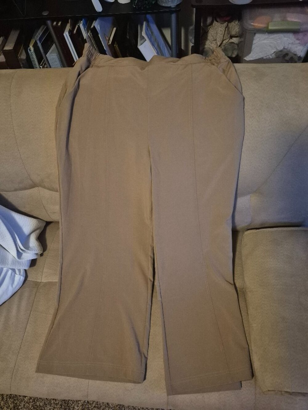 Fabletics athlesiure khaki pants